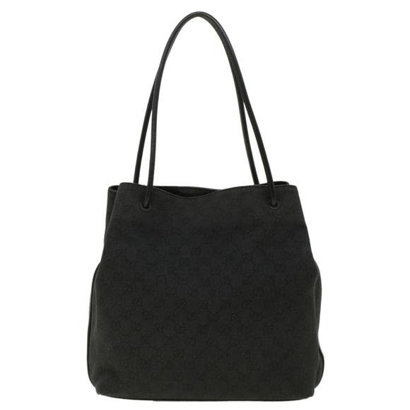 GUCCI GG Canvas Shoulder Bag Black 101341 Auth ki2878 - Picture 13 of 16